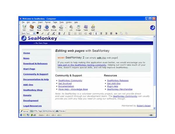 SeaMonkey Portable for Windows - Download it from Habererciyes for free